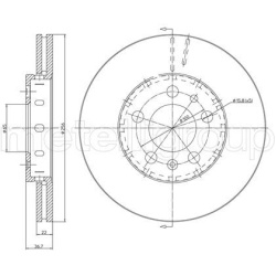 stabdžių diskas (1vnt)
                                METELLI                                23-0390C, METELLI, 23-0390C, 