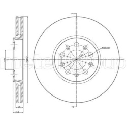 stabdžių diskas (1vnt)
                                METELLI                                23-0365C, METELLI, 23-0365C, 