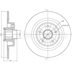 stabdžių diskas (1vnt)
                                METELLI                                                23-1396, METE
