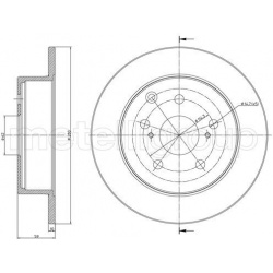 stabdžių diskas (1vnt)
                                METELLI                                                23-0991C, MET