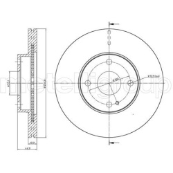 stabdžių diskas (1vnt)
                                METELLI                                                23-0999, METE