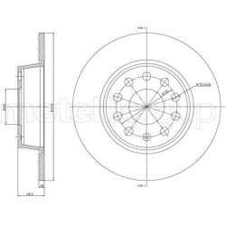 stabdžių diskas (1vnt)
                                METELLI                                23-1248C, METELLI, 23-1248C, 