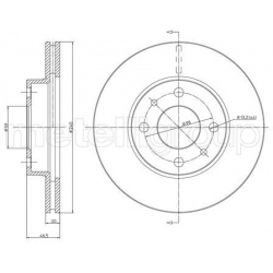 stabdžių diskas (1vnt)
METELLI 23-0157, METE