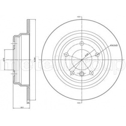 stabdžių diskas (1vnt)
                                METELLI                                                23-0397C, MET
