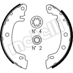 stabdžių trinkelių komplektas
                                METELLI                                                53-03