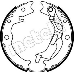 stabdžių trinkelių komplektas, stovėjimo stabdis
                                METELLI                                 