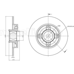 stabdžių diskas (1vnt)
                                METELLI                                                23-0827, METE