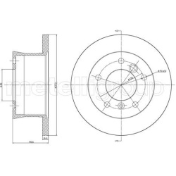 stabdžių diskas (1vnt)
                                METELLI                                                23-0492, METE