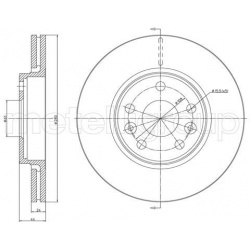 stabdžių diskas (1vnt)
                                METELLI                                                23-1563C, MET