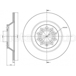 stabdžių diskas (1vnt)
                                METELLI                                                23-0865C, MET