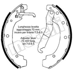stabdžių trinkelių komplektas
                                METELLI                                                53-04