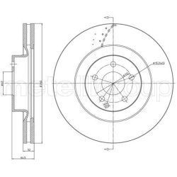 stabdžių diskas (1vnt)
                                METELLI                                                23-1744FC, ME
