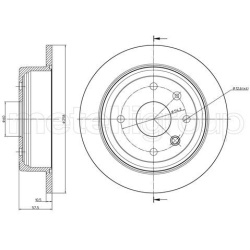 stabdžių diskas (1vnt)
                                METELLI                                                23-0953, METE