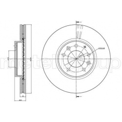 stabdžių diskas (1vnt)
                                METELLI                                                23-0984C, MET