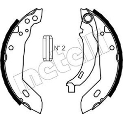 stabdžių trinkelių komplektas
                                METELLI                                                53-03