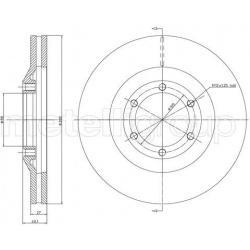 stabdžių diskas (1vnt)
                                METELLI                                                23-1200C, MET