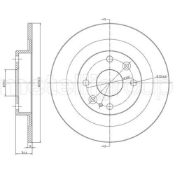 stabdžių diskas (1vnt)
                                METELLI                                                23-0665, METE