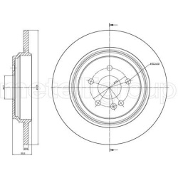 stabdžių diskas (1vnt)
METELLI 23-1015C, MET