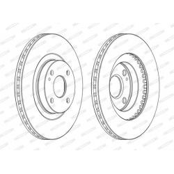 stabdžių diskas (1vnt) PREMIER
FERODO DDF183