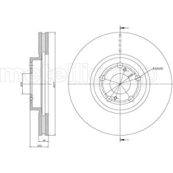 stabdžių diskas (1vnt)
                                METELLI                                                23-0970C, MET