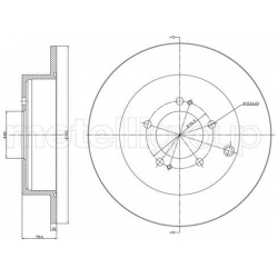 stabdžių diskas (1vnt)
                                METELLI                                                23-1332C, MET