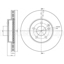 stabdžių diskas (1vnt)
                                METELLI                                                23-0600C, MET