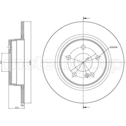 stabdžių diskas (1vnt)
                                METELLI                                                23-0938C, MET