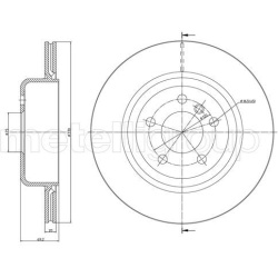 stabdžių diskas (1vnt)
                                METELLI                                                23-1281C, MET