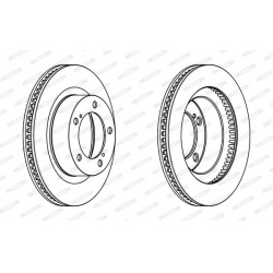 stabdžių diskas (1vnt) PREMIER
                                FERODO                                                DDF179