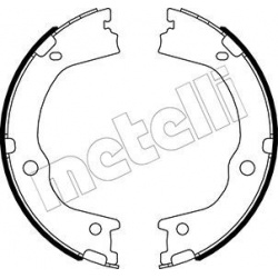 stabdžių trinkelių komplektas, stovėjimo stabdis
                                METELLI                                 