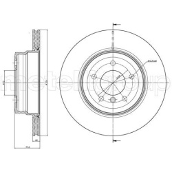 stabdžių diskas (1vnt)
                                METELLI                                                23-1024C, MET