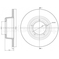 stabdžių diskas (1vnt)
                                METELLI                                                23-0422, METE