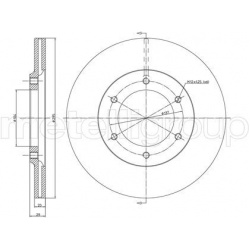 stabdžių diskas (1vnt)
                                METELLI                                                23-0247, METE