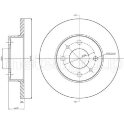 stabdžių diskas (1vnt)
                                METELLI                                                23-0156, METE