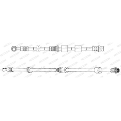 stabdžių žarnelė
                                FERODO                                                FHY2747, FERODO, F