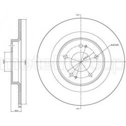 stabdžių diskas (1vnt)
                                METELLI                                23-1521C, METELLI, 23-1521C, 