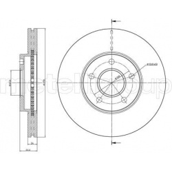 stabdžių diskas (1vnt)
                                METELLI                                                23-0760C, MET