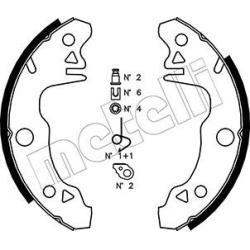 stabdžių trinkelių komplektas
                                METELLI                                                53-03