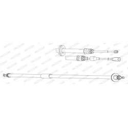 trosas, stovėjimo stabdys
                                FERODO                                                FHB433020, F