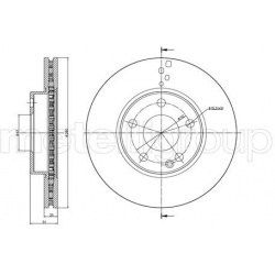 stabdžių diskas (1vnt)
                                METELLI                                                23-1438C, MET