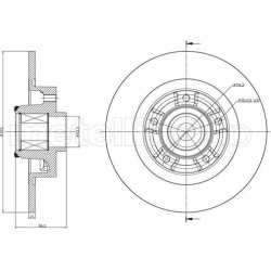stabdžių diskas (1vnt)
                                METELLI                                                23-1232, METE
