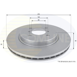 stabdžių diskas (1vnt)
                                COMLINE                                                ADC0935V, COM