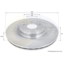 stabdžių diskas (1vnt) COATED
                                COMLINE                                                ADC147
