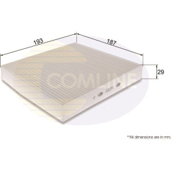 filtras, salono oras
                                COMLINE                                                EKF382, COMLINE, 