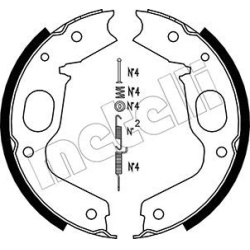 stabdžių trinkelių komplektas, stovėjimo stabdis
                                METELLI                                 