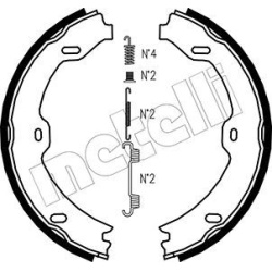 stabdžių trinkelių komplektas, stovėjimo stabdis
                                METELLI                                 
