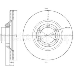 stabdžių diskas (1vnt)
                                METELLI                                                23-1745C, MET