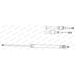 trosas, stovėjimo stabdys
                                FERODO                                FHB433042, FERODO, FHB433042