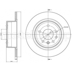 stabdžių diskas (1vnt)
                                METELLI                                23-0480, METELLI, 23-0480, au
