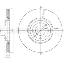 stabdžių diskas (1vnt)
                                METELLI                                                23-0985C, MET
